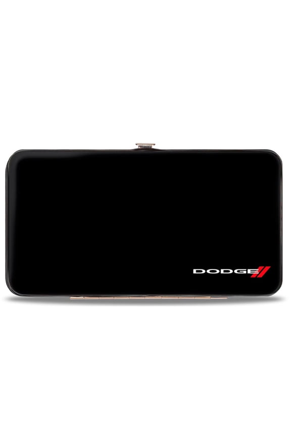 Dodge Wallet, Hinged, Dodge Red Rhombus Black Silver Fade Red, Vegan Leather