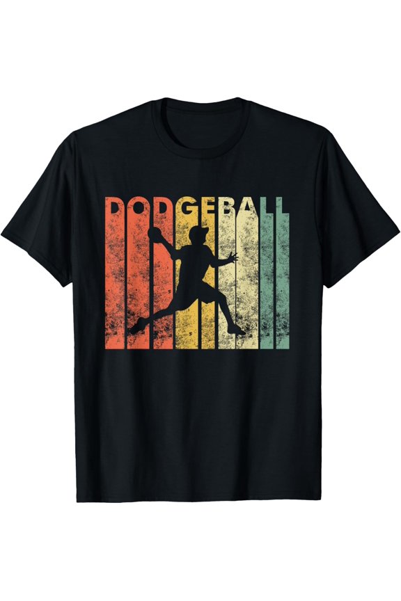Dodgeball Player Retro Dodgeball Gift T-Shirt