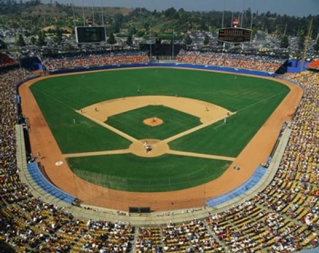 Dodger Stadium Canvas Art - Panoramic Images (16 x 12)
