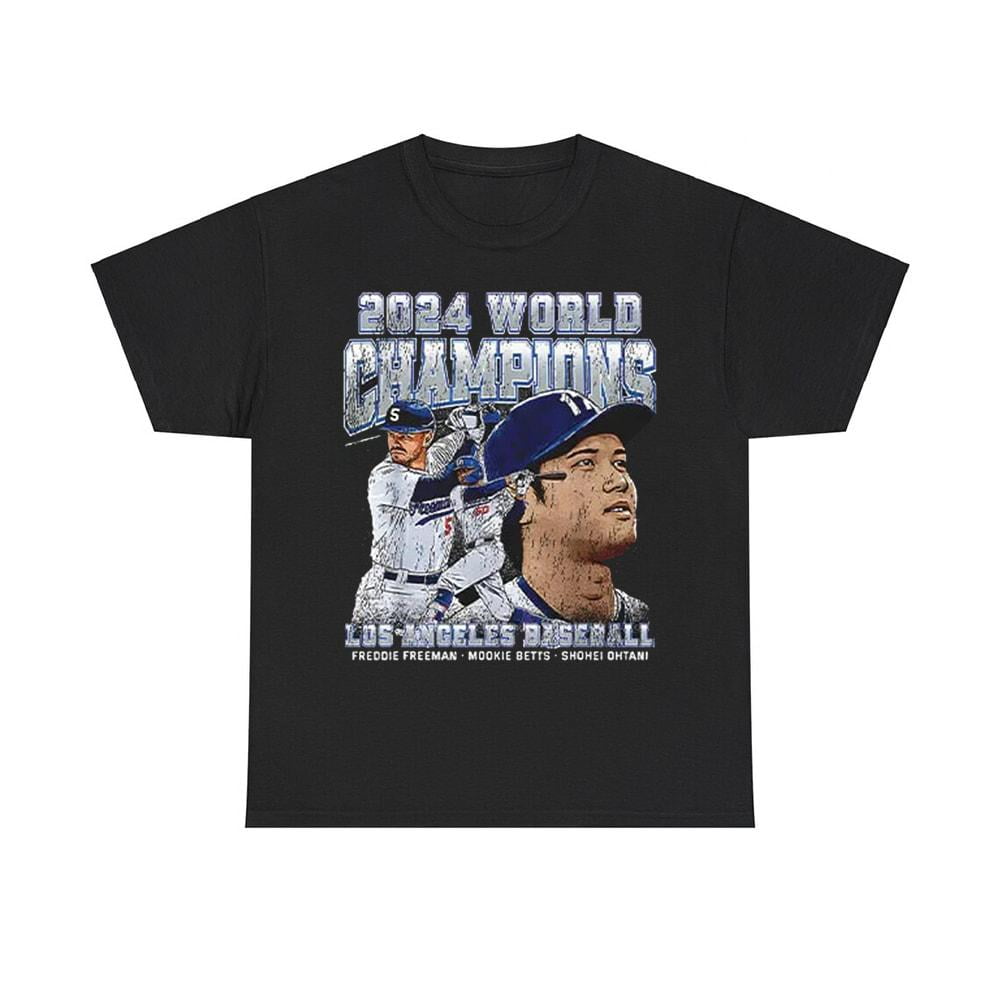 Dodgers 2024 World Champions Ohtani Freeman Betts Shirt Shirt, Size 4Xl