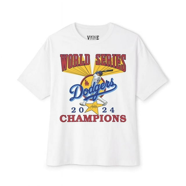 Dodgers 2024 World Series Champions Oversized TShirt