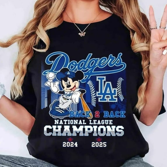 Dodgers Baseball Collab tshirt, Vintage Style Fan