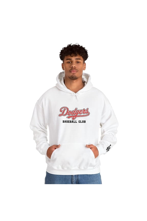 Dodgers Baseball Hoodie â€“ Embroidered LA Fan Sweatshirt