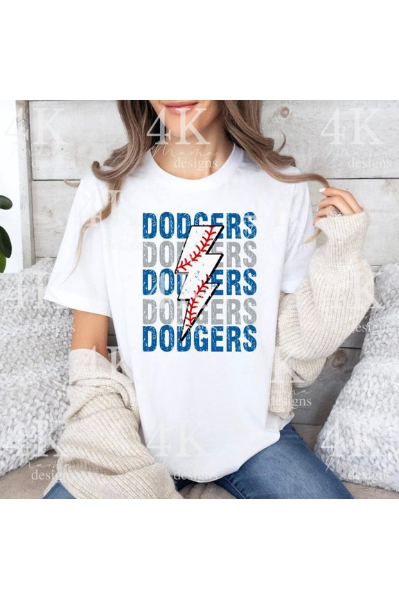Dodgers Baseball Team Sublimation Design (PNG)