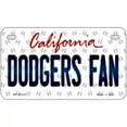 thumbnail image 1 of Dodgers F@n California Novelty Metal License Plate 7" x 4" Motorcycle, 1 of 1
