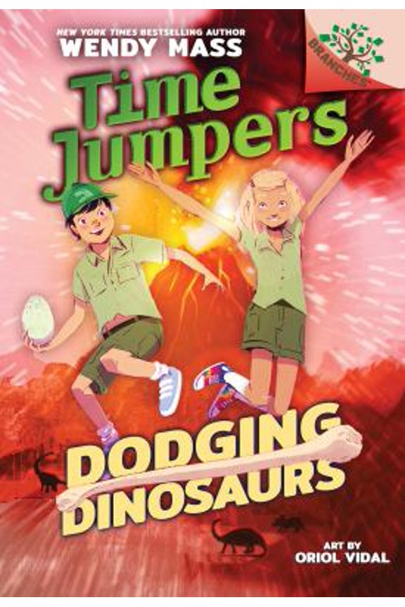Pre-Owned Dodging Dinosaurs (Time Jumpers: Scholastic Branches, 4) Hardcover
