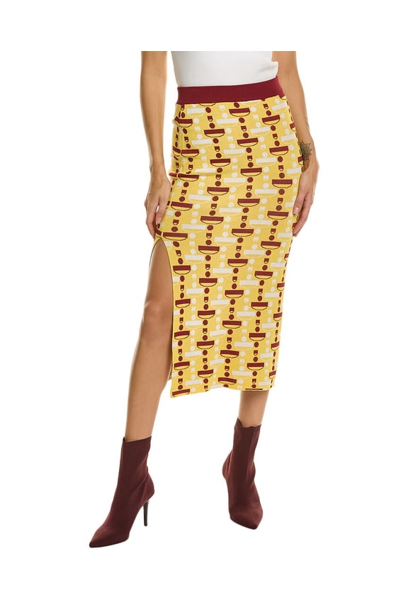 Dodo Bar Or womens  Joelle Skirt, 40, Yellow