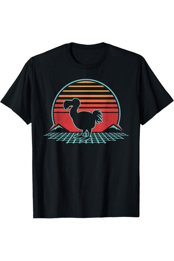 Dodo Bird Lover Retro Vintage 80s Style Gift T-Shirt