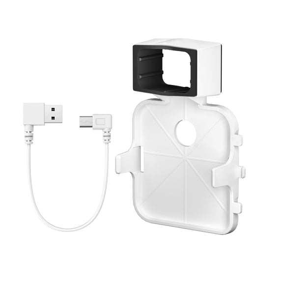 Dodocool 1PCS Outlet Wall Mount for Blink Sync Module 2 Mount Bracket Holder for Blink Outdoor Camera No Messy Wires Outdoor and Indoor Home Camera Mount with Short Charging Cable