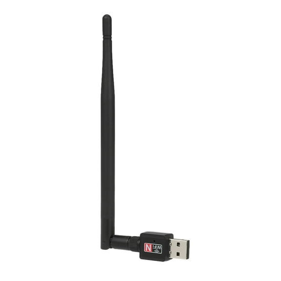 Dodocool 600Mbps Wireless USB WiFi Adapter Dongle 2.4GHz Network LAN Card 802.11b/g/n Standard with 2dBi Detachable Antenna for Desktop Laptop PC Computers