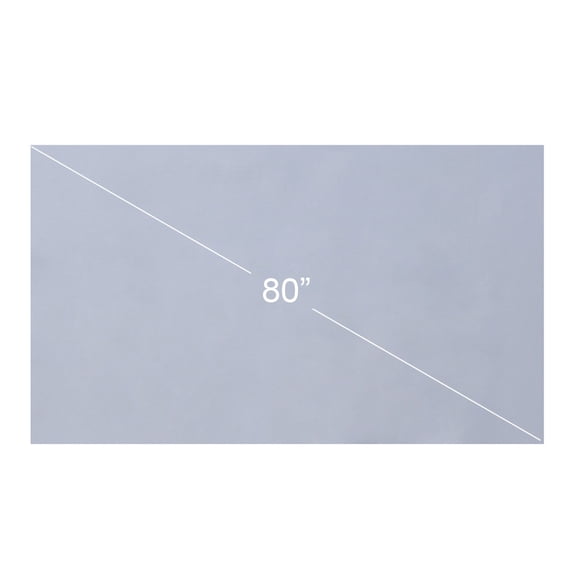 Dodocool 80 inch Portable Projector Screen HD 16:9 Frameless Video Projection Sc