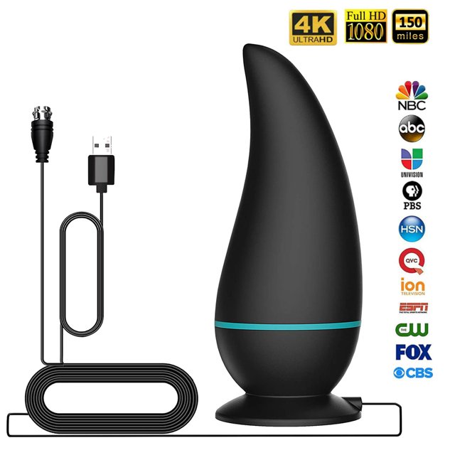 Dododuck 2023 HD Digital Antenna for Smart TV Indoor/Outdoor, 500 Miles