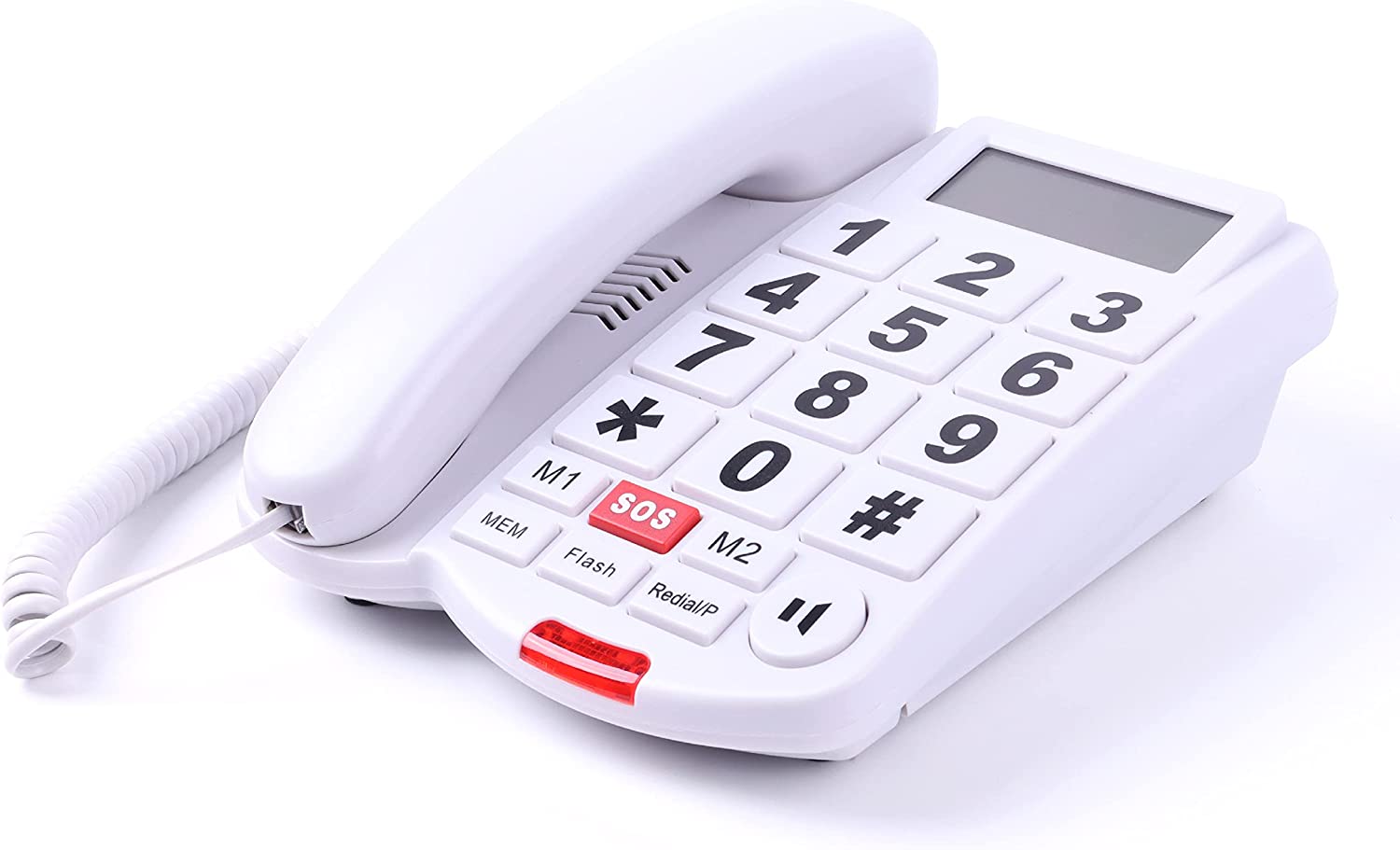 YLSHRF 2line Corded Phone with Speakerphone Speed Dial Corded Phone with Caller ID for Home