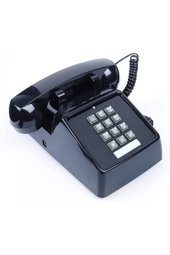 Vintage 80s Corded Phone for Seniors with Loud Ringer
