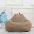 thumbnail image 1 of Dodoing Kids Bean Bag Chair with Washable Cover, Dark Grey/Navy Blue, 1 of 5