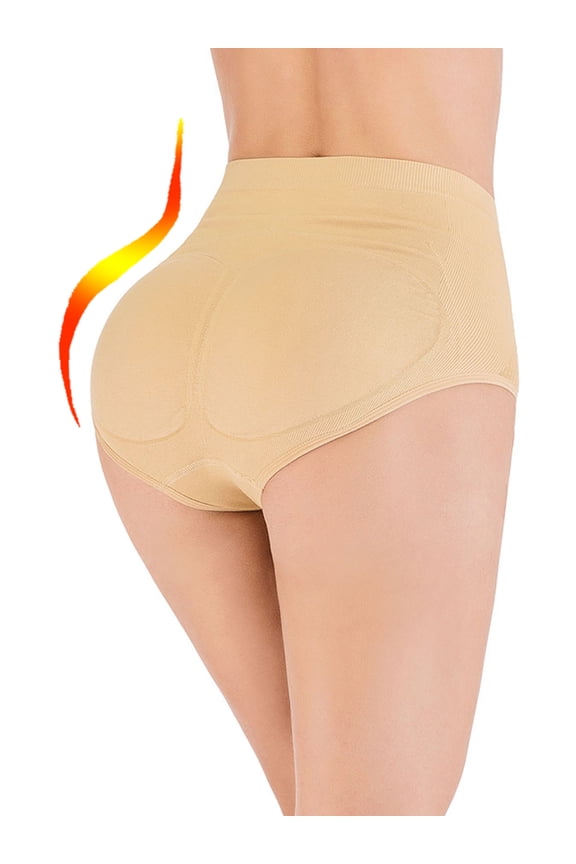 Shapewear Panties, Women's High Waist Tummy Control Butt Lifter, Black