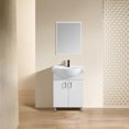 Dodrehome 24" Modern Bathroom Vanity w/ Ceramic Belly Bowl Sink Combo