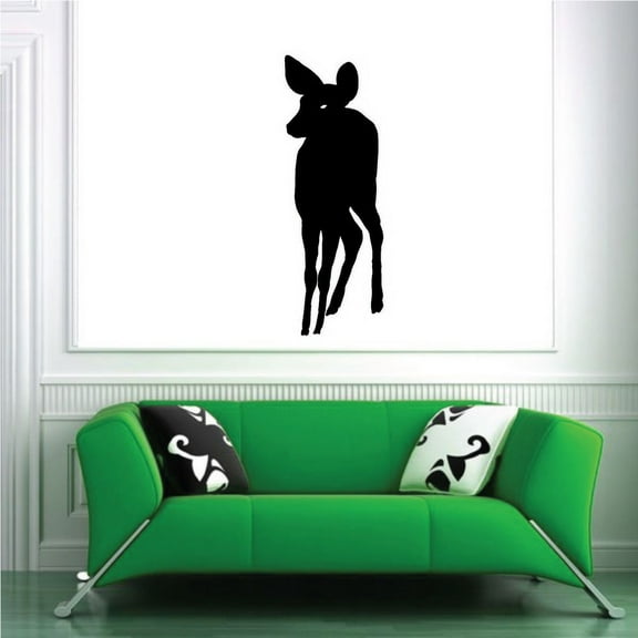 Doe Deer Paused Decal - 36 Inches