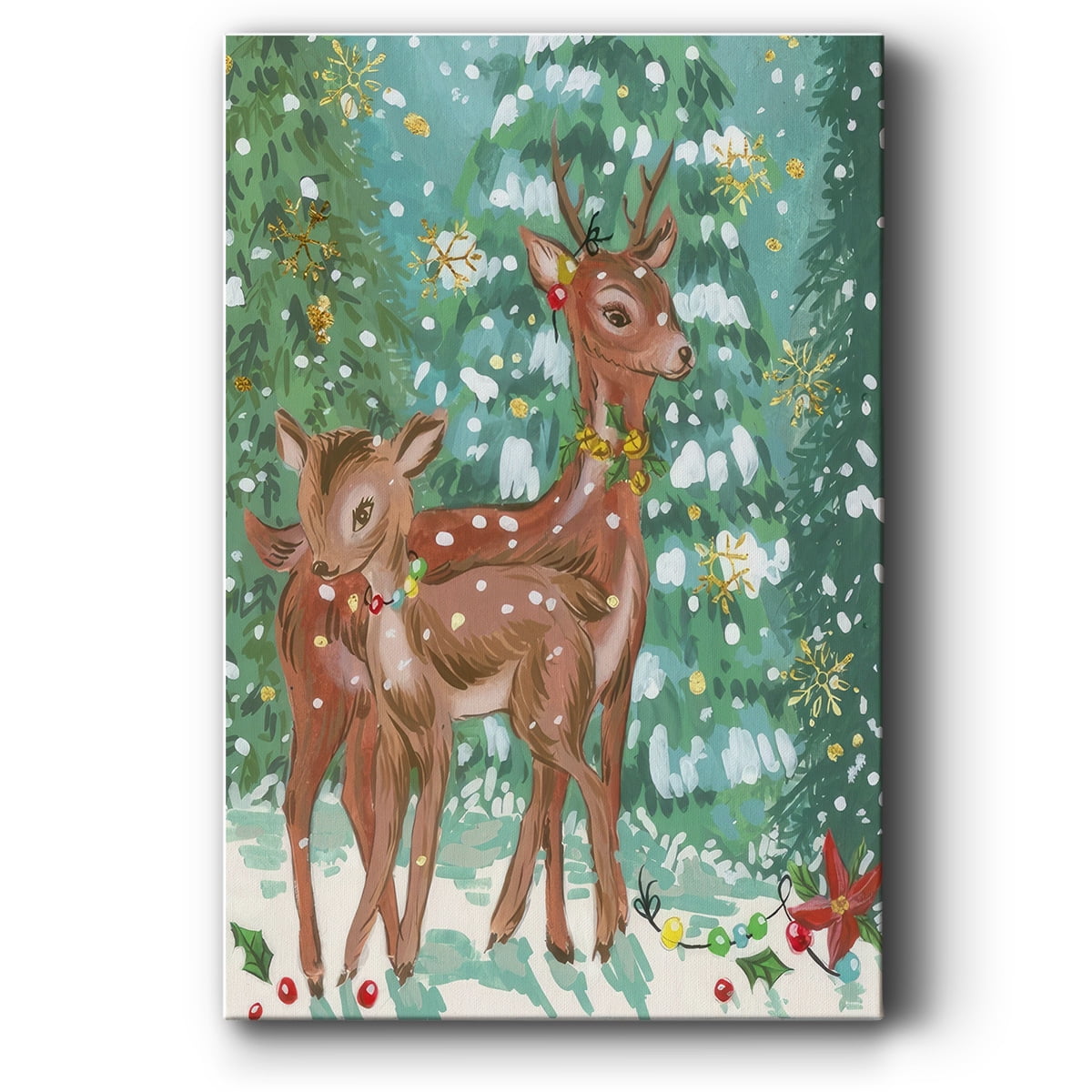 Doe and Fawn II- Gallery Wrapped Canvas