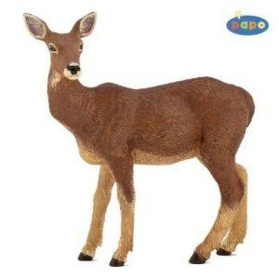 Papo Doe Hand Painted Figurine - Heirloom Quality Collectible No. 53014