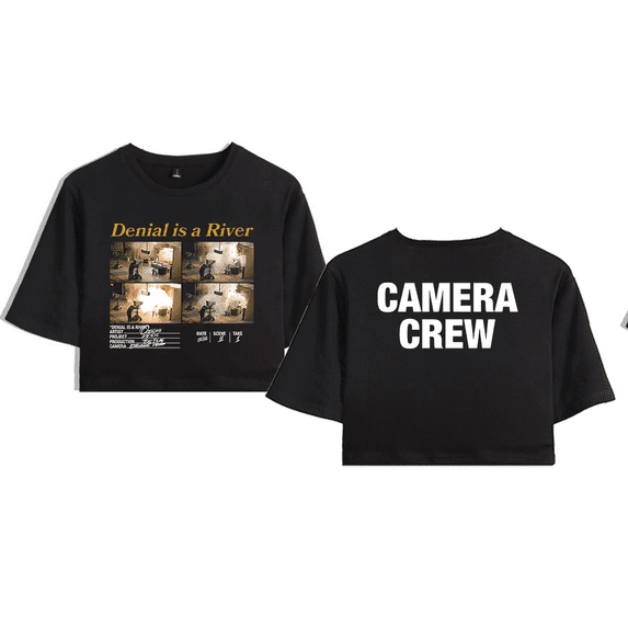 Doechii Merch DIAR Crew Crop Top T-shirt Baby Shorts Suits Women Girls Short Sleeve Tees