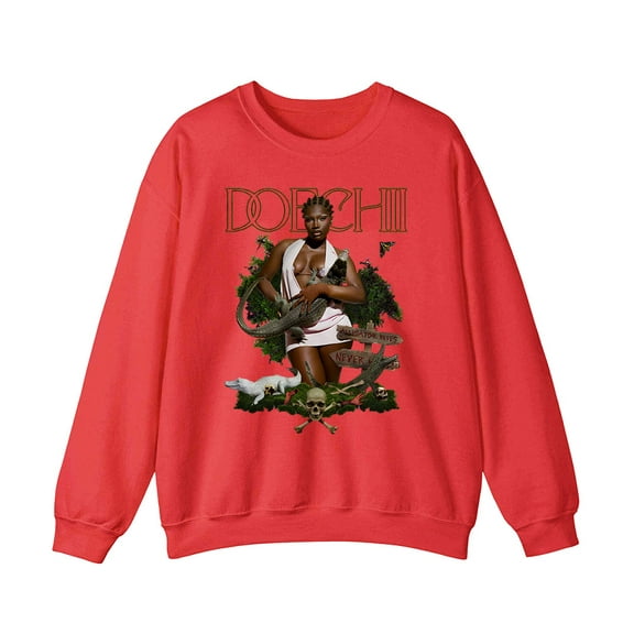 Doechii Merch Sweatshirt Printed Crewneck Men Women Rapper Long Sleeve Pullover
