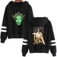 thumbnail image 1 of Doechii Parallel bar sleeve pocket fashionable unisex long sleeved hooded sweatshirt, 1 of 2