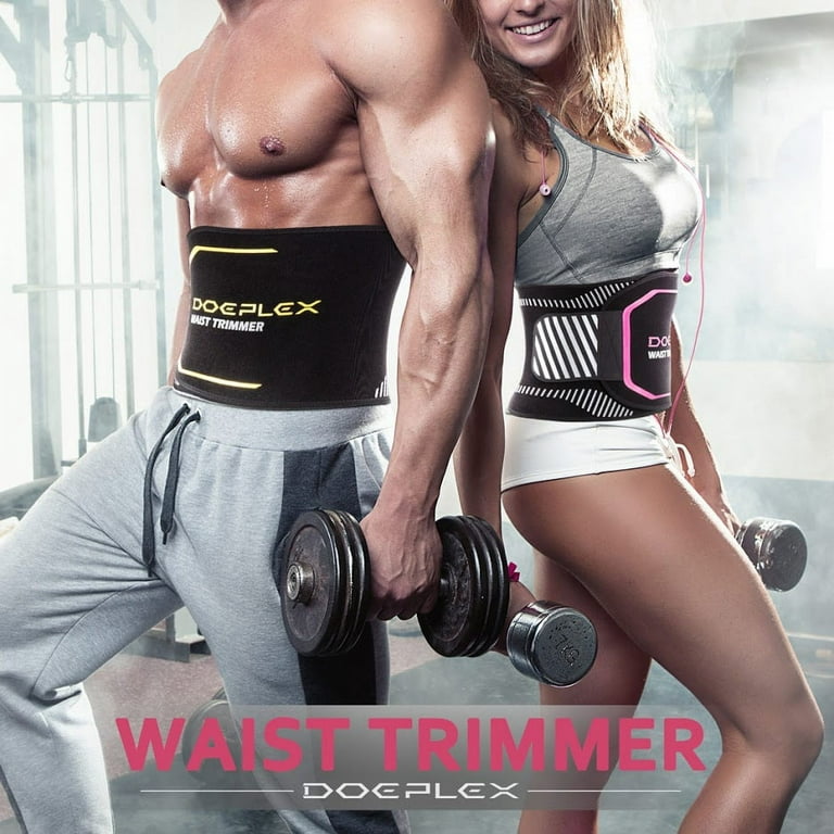 Slimming Sauna Waist Trimmer for Women,Sweat Waist Trainer for  Women,Workout Belt for Men,Stomach Wraps Fitness
