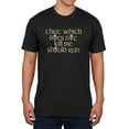 thumbnail image 1 of Does Not Kill Me Should Run Skull Wings Men's Soft T Shirt Black MD, 1 of 1
