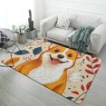 thumbnail image 1 of Dog (2) Carpet Style Living Room Bedroom Rug Modern 3d Entry Door Mats Household, 1 of 8