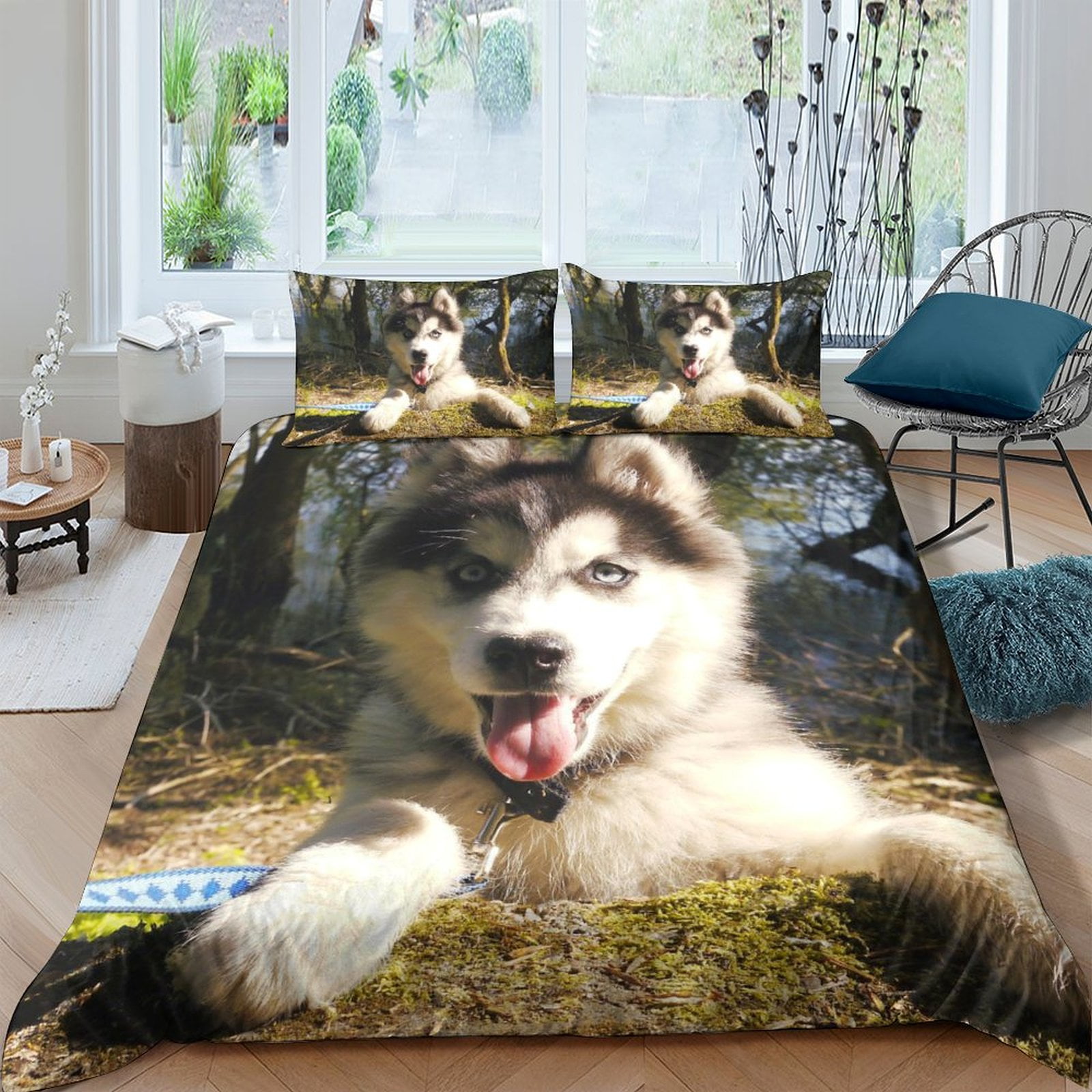 Dog 3D Printed Bedding Set Quilt Cover Duvet Cover Comforter Covers