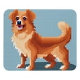 thumbnail image 1 of Dog 8.3x9.8 Inch Square Non-Slip Rubber Bottom Mouse Pad, Desk Pad, Desk Mat - Printed Design for Office and Gaming, 1 of 6