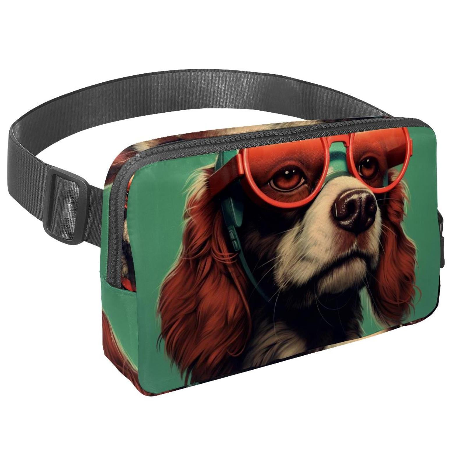 Dog Adjustable Lightweight Running Belt Waist Bag with Extension Strap for Unisex
