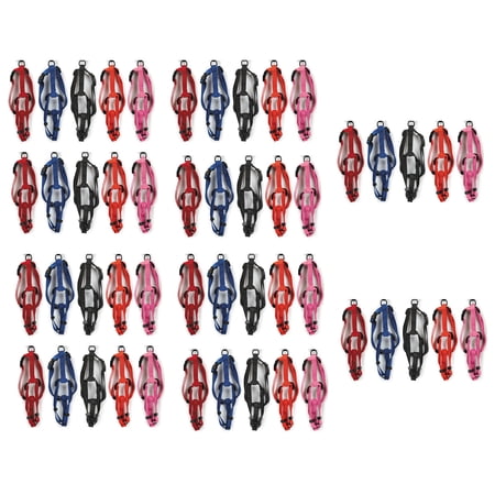 Dog Adjustable Nylon Harness Bulk Packs Medium Sized Dogs Assorted Color 1" Wide (25 Harnesses)