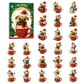 thumbnail image 1 of Dog Advent Calendar 2025 - 24 Days Christmas Countdown with Dog Breed Ornaments, Reusable Pet Themed Advent Calendar for Dog Lovers, Pet Parents & Families, 1 of 9