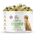 thumbnail image 1 of Dog Allergy Relief with SEA KELP - Colostrum - QUERCETIN - Mushrooms - Omega + 11 Natural Allergy Relief Herbs - Soft Chews for Skin & Seasonal Allergies, 1 of 8