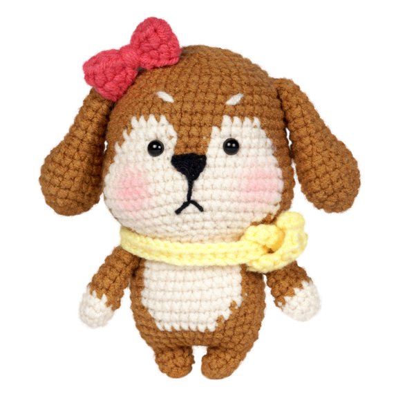 Dog Amigurumi DIY Crochet Kit Wizardi F07N8-M51