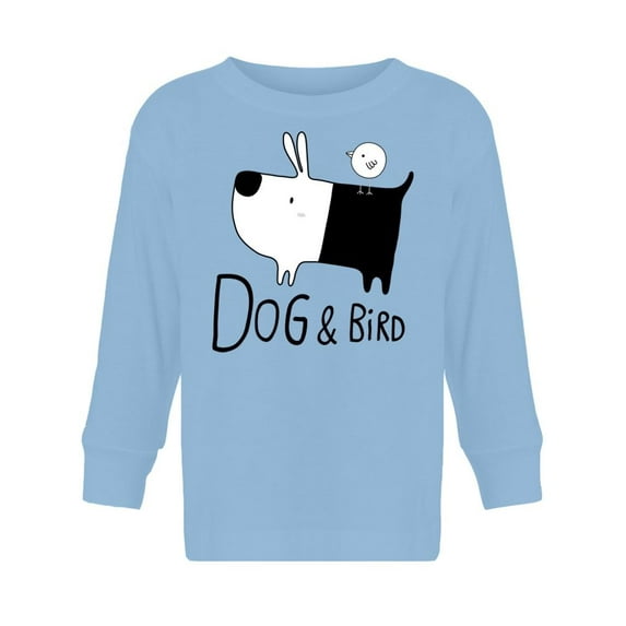 Dog And Bird Logo Long Sleeve Toddler -Image by Shutterstock, 3 Toddler