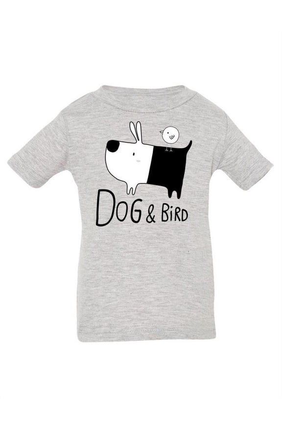 Dog And Bird Logo  T-Shirt Infant -Image by Shutterstock,  24 Months