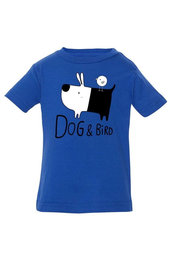 Dog And Bird Logo T-Shirt Infant -Image by Shutterstock, 24 Months
