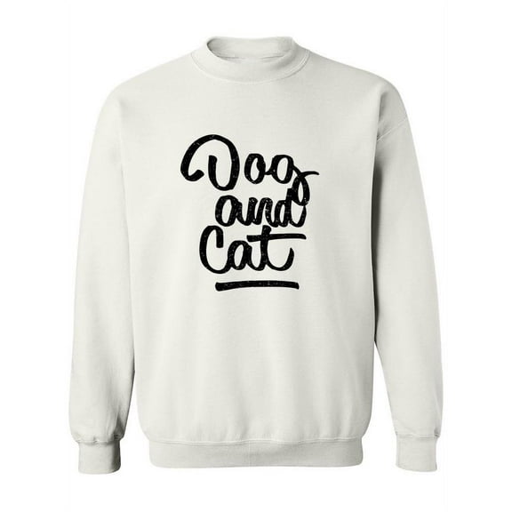 Dog And Cat. Sweatshirt Women -Image by Shutterstock, Female x-Large
