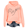 thumbnail image 1 of Dog And People Punch Hand Dog Friendship Punch Hand Dog's Paw Hoodie, 1 of 7