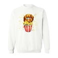 thumbnail image 1 of Dog And Popcorn. Sweatshirt Men -Image by Shutterstock, Male Medium, 1 of 4