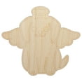 thumbnail image 1 of Dog Angel Wood Shape Unfinished Piece Cutout Craft DIY Projects - 4.70 Inch Size - 1/8 Inch Thick, 1 of 7