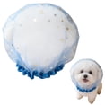 thumbnail image 1 of Dog Anti Eating Mesh Head Cover, Dog Head Net, Breathable Soft Pet Safety Hood for Small Dogs Outdoor Walks Summer Park Travel, 1 of 9