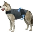 thumbnail image 1 of Dog Anxiety Jacket, Skin-Friendly Dog Calming Shirt - Dog Coat for Thunder, Fireworks and Separation - Keep Pet Calm Without Medicine & Training, Anti Anxiety Vest for Dogs (Dark Grey, XL), 1 of 9