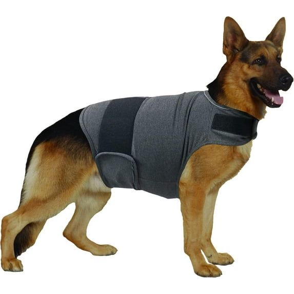 Dog Anxiety Relief Coat, Adjustable Shirts for Dogs Anxiety, Dog Anxiety Vest Jacket for Fireworks, Thunderstorm, Travel, Separation, Anxiety Calming Vest Wrap for Small Medium Large Dog
