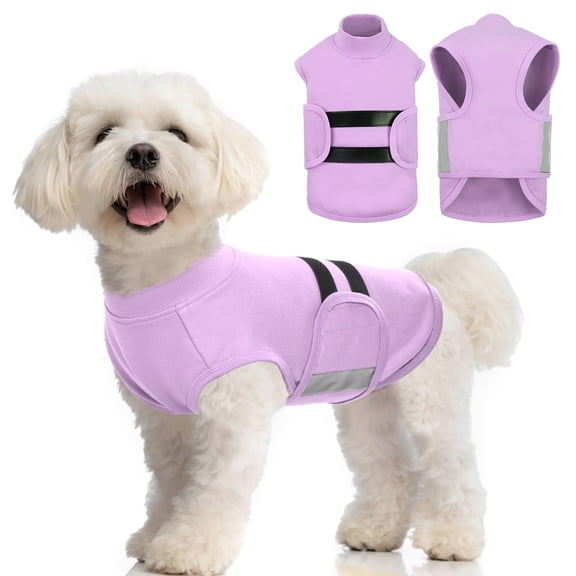 Dog Anxiety Relief Coat,Comfort Anxiety Vest for Dogs,Adjustable Dog Anxiety Calming Wrap for Fireworks,Thunderstorm,Travel,Separation,Anxiety Jacket for Small Dogs