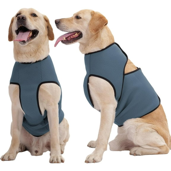 Dog Anxiety Shirt Calming Jacket, Mesh Dog Anxiety Vest for Thunderstorm Fireworks Travel Vet Visit Separation Anxiety Relief Outdoor Indoor Elastic Breathable Calming Shirt Wrap