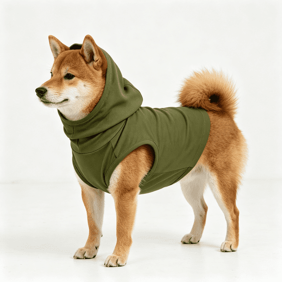 Dog Anxiety Vest, Dog Anxiety Calming Hoodie Pet Thunder Jacket Calming Shirt for Fireworks, Thunder, Travel, Separation, Noise Block & Ear Protection